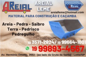 AREIAL AREIA E PEDRA 