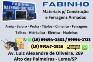 FABINHO MATERIAIS PARA CONSTRUÇÃO 