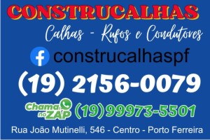 CONSTRUCALHAS CALHAS E RUFOS 